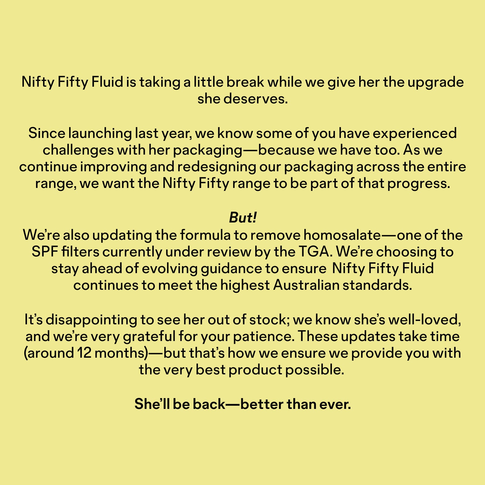 Nifty Fifty Fluid Sunscreen Go-To Skincare